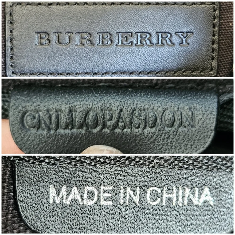 Burberry Marden Backpack London Check Coated Canvas with Leather - Picture 4 of 10